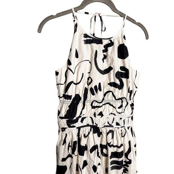 Hunter Bell Turner Dress Size 4 Cotton Abstract Printed Midi Dress - Picture 6 of 12